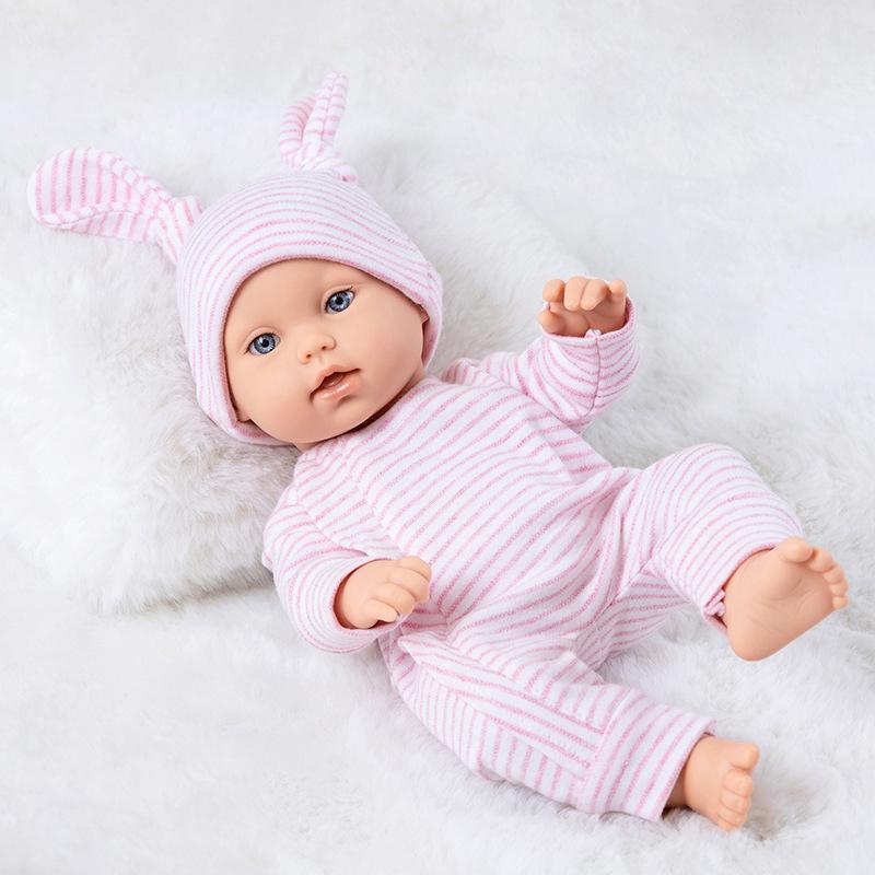 30CM Waschbar Lebensechte Weiche Hand-gemalt Simulation Baby Reborn Puppe Kinder Begleiten Spielen Puppe