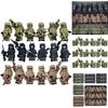 Ghost Special Police Military Special Forces Building Blocks Compatible With Boys' Construction Toys With Shields And Buckets