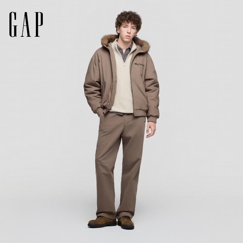 Gap Men's Quilted Logo Hooded Jacket