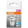 OSRAM Spot PAR16 LED 120° Verre 6,9W=80 GU10 Froid