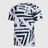 2026 Royal Navy Rugby Geometric Print Training Jersey Men Y2K T-shirt Oversize Suitable for Daily Wear and Training Wear Fashion