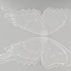 Double Layer Butterfly Organza Appliques Tulle 3D Wings Patch Butterfly Patch  Garment Sewing