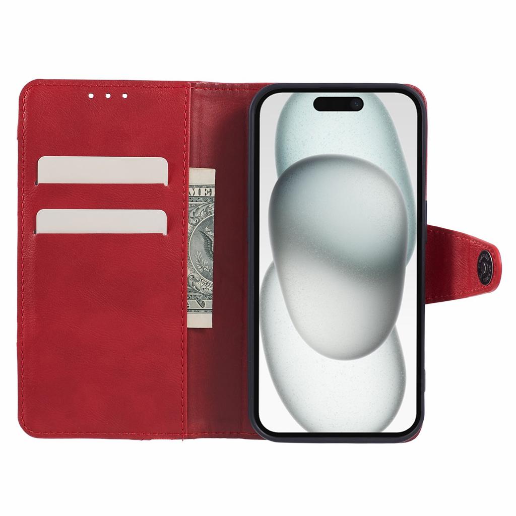 For Oppo A79 5G PU Leather Phone Case Crazy Horse Texture Mobile Phone Shell Wallet