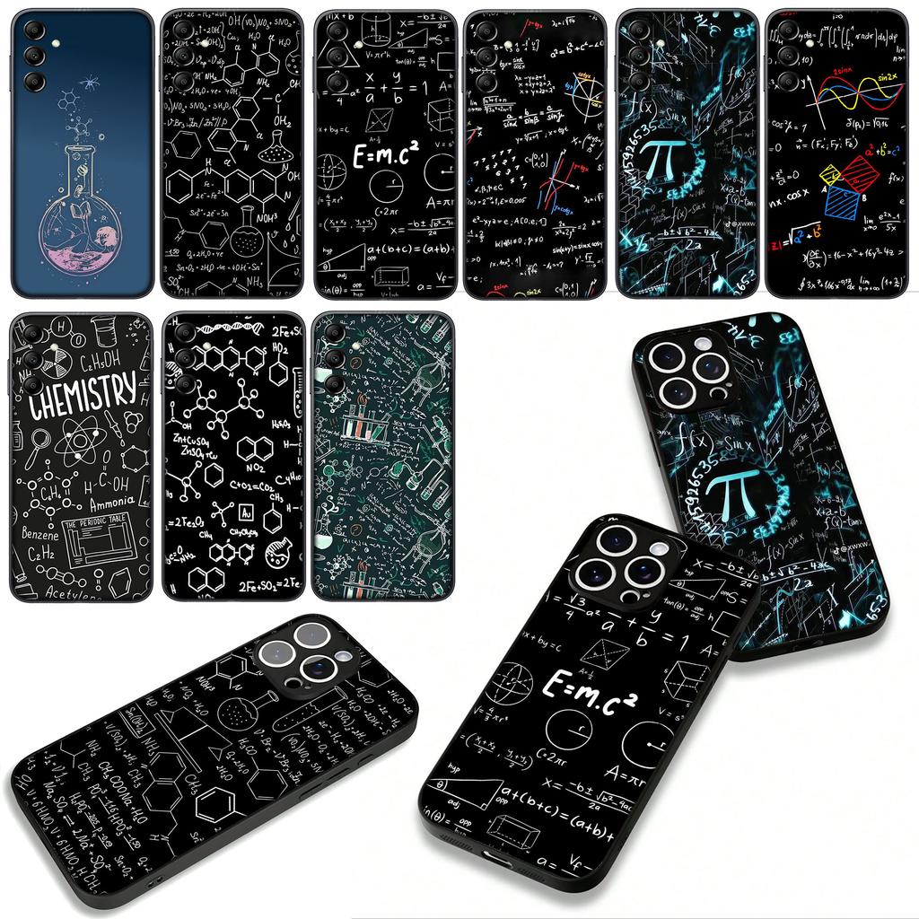 for Samsung Galaxy A36 A17 A26 A07 A35 A54 A53 A13 A33 A34 S9 S20 S21 FE S10 Plus Case Chemistry Science Chemical Maths Equation