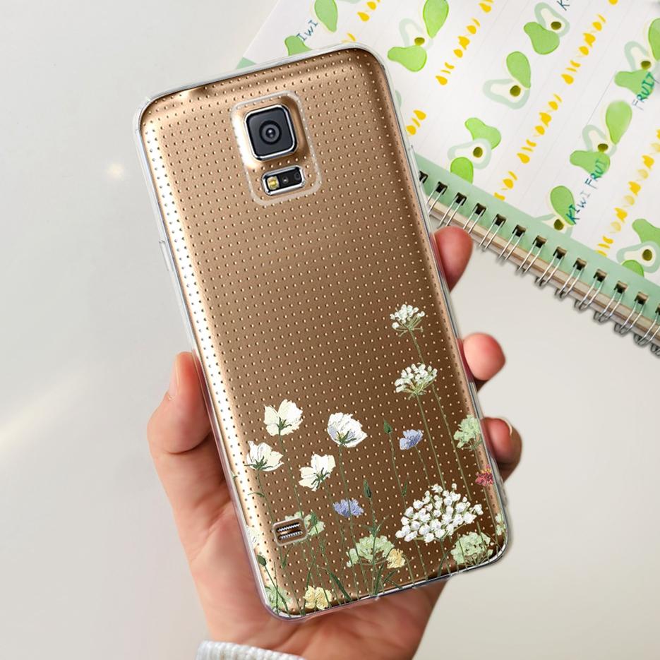 For Samsung Galaxy S5 Case SM-G900F G900I G900M Stylish Painted Cover Soft Silicone Phone Case For Samsung S5 S 5 GalaxyS5 Shell