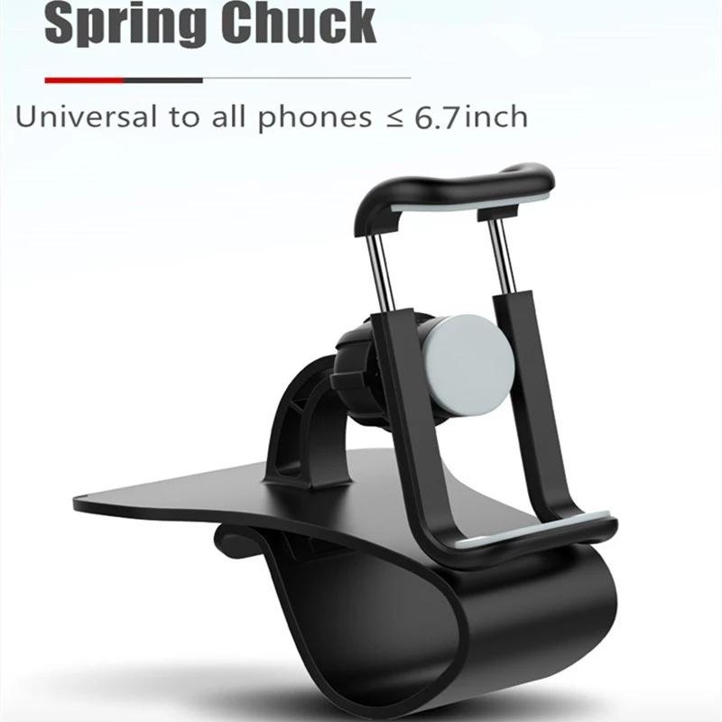 360 Degrees Rotatable Adjustable Car Phone Holder Smart Phone Stand Holder GPS Car Mobile Phone Holder For iPhone Xiaomi Huawei