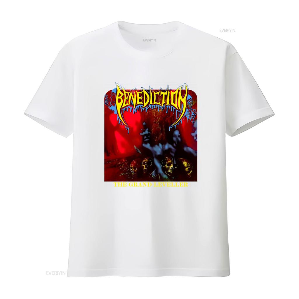 Benediction The Grand Leveller Death Metal T Shirt Medium Size Vintage Washed Slightly Graphic Stylish Breathable Stretched