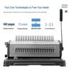 Deli 3874 Effort-Saving Comb Binding Machine CN plug (adapter included)