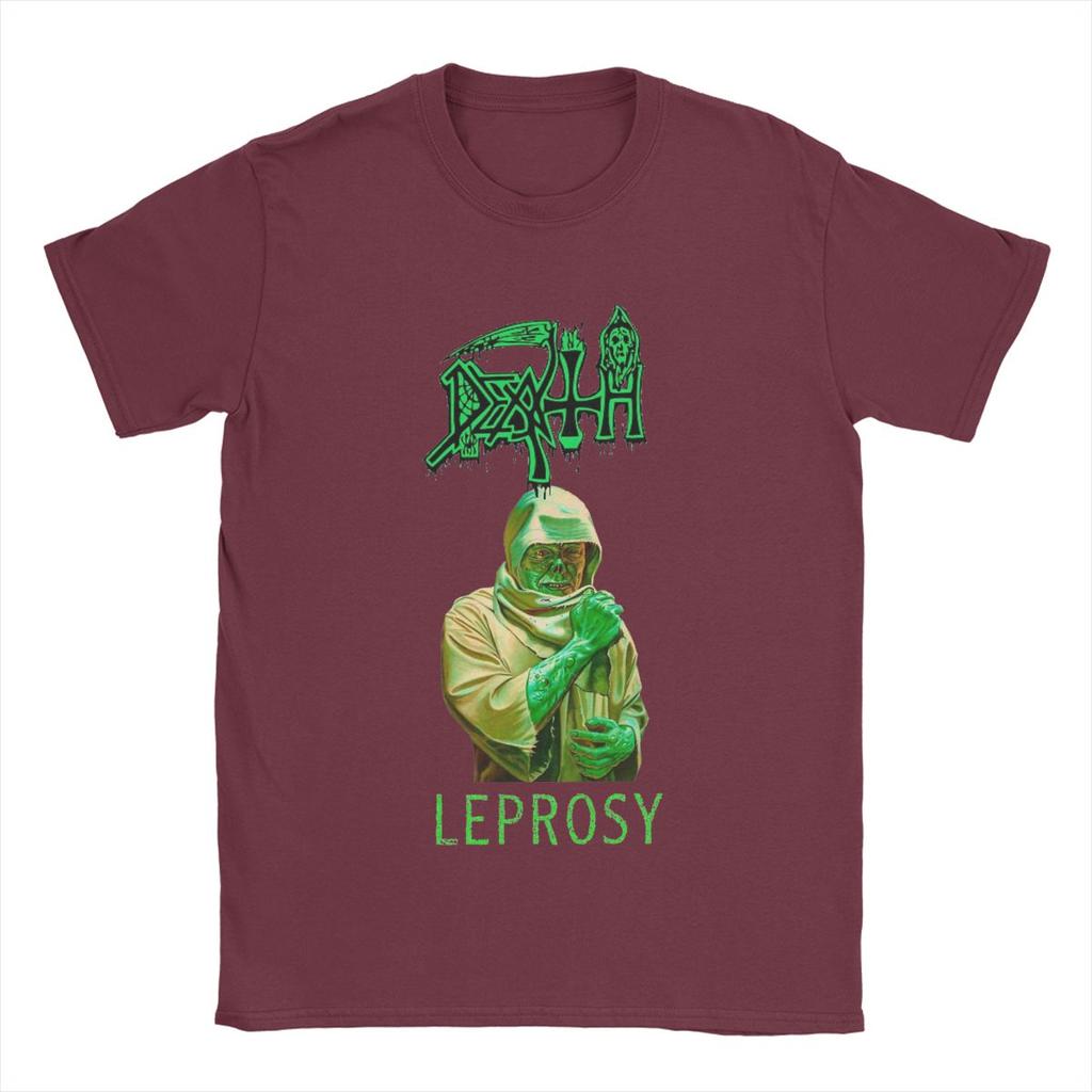 Summer Death Leprosy Death Metal Men Women's T Shirts Outfits Novelty Tee Shirt T-Shirts Cotton Gift Idea Clothing
