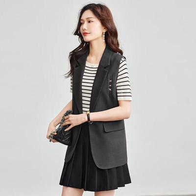 TERRE BLEUE Women's Stylish Suit Vest