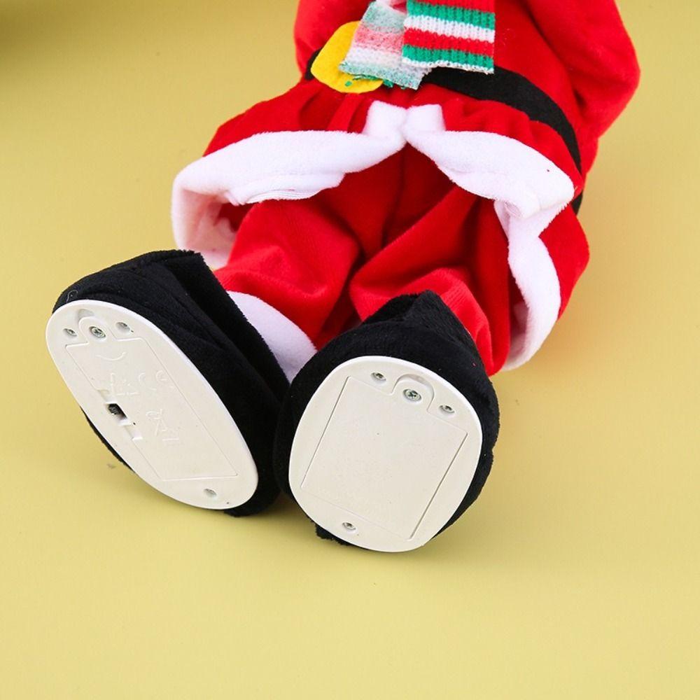 Santa Claus 35cm Velikost Elektrický Tančící Vánoční Stromeček Svítící Zpívající Vánoční Fouká Saxofon Vtipné Vánoční Dárky