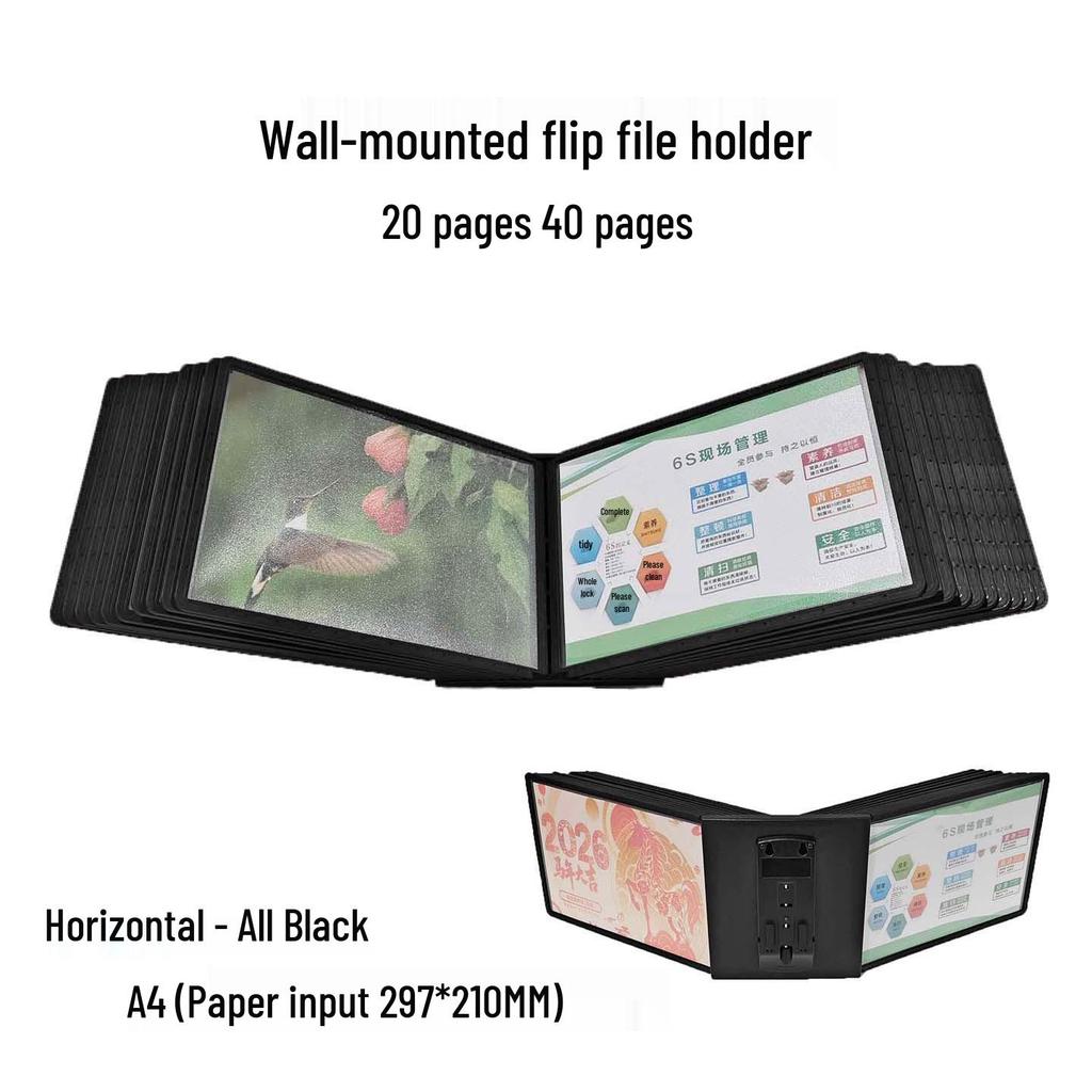 Rotating A4 Desktop File Holder and Display Stand