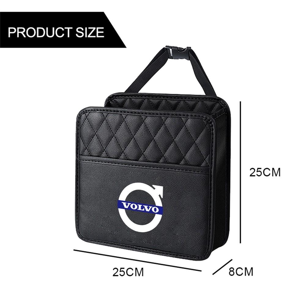 Organizador de Banco Traseiro de Carro Bolsa de Armazenamento Multifuncional para Carro Porta-Lenços Porta-Copo para Volvo Xc60 Xc90 V40 V60 V50 S60 Acessórios para Carro