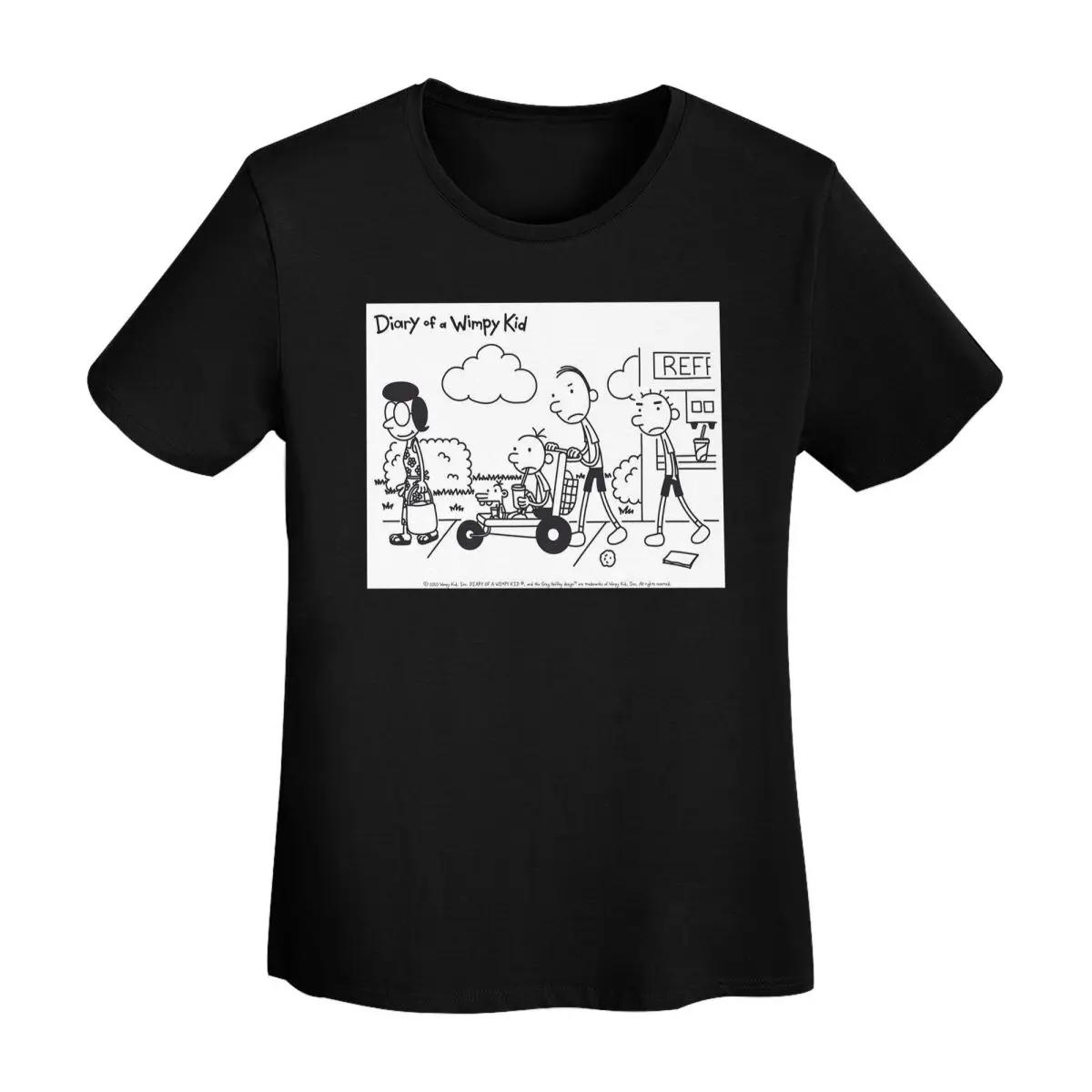 

Diary Of A Wimpy Kid Group TShirt Women Short Sleeve T Shirts ONeck Streetwear Cotton Summer Tees Streetwear 4XL