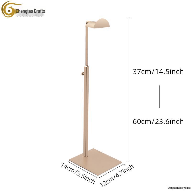Verstellbarer Edelstahl Taschen-Präsentationsständer für Damentaschen