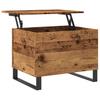 Coffee Table Vintage Wood Look 60 x 44.5 x 45 cm Engineered Wood