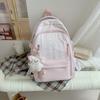 Schoolbag Large Capacity Multi-Pocket Backpack Middle School Student School Bag Female Junior High School Student High School Student Burden Reduction