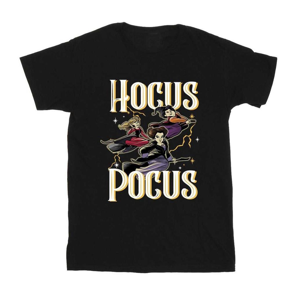 Hocus Pocus Girls Flying Cotton T-Shirt