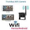 HD Wireless Reverse Camera WiFi Reverse Camera for Truck Trailer Truck RV Camper 170° Wide Angle Night Vision