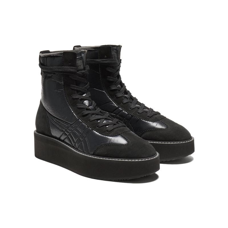 Onitsuka Tiger Delegation Chunk Skateboard Shoes Unisex High top Black Sneakers 1183C117-001