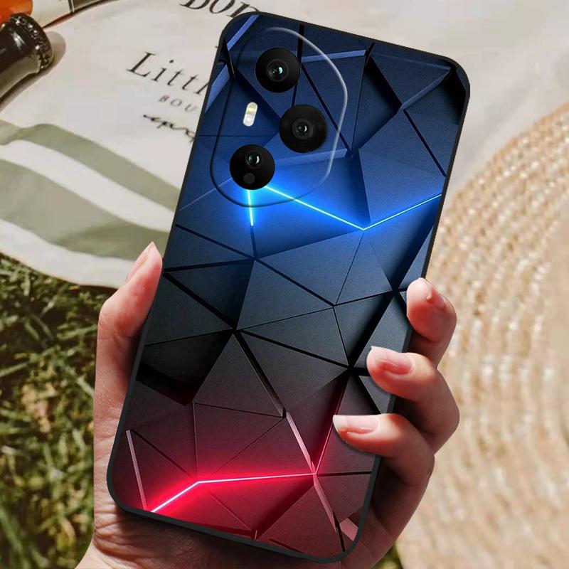 For Honor 400 Pro Case Soft Silicone Cover Black Bumper TPU For Honor 400 Pro 5G Case Honor400 Global Funda Phone Cases Cover