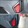 Carbon Fiber 2PCS Rear Fog Lamp Light Cover Trim For Subaru Crosstrek 2023 2024