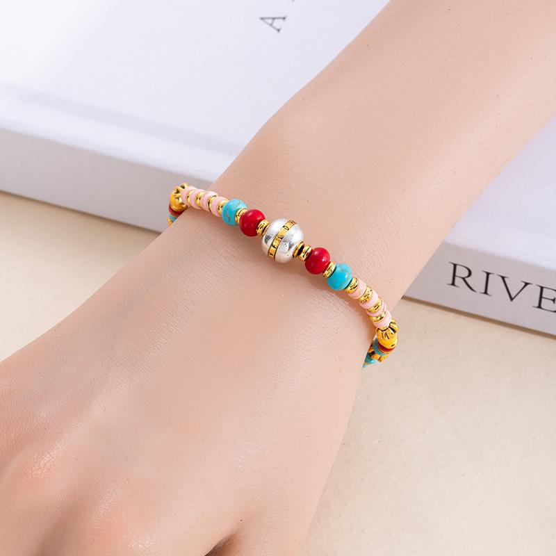 Retro Ethnic Style Tibetan Bracelet, Hand-Woven Nepalese Hand Rope, National Style Bracelet, Scenic Hand Jewelry.