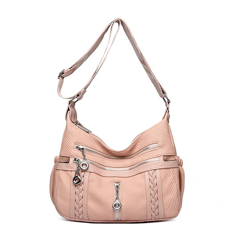 Women's Shoulder Bag Crossbody Bag Large Capacity Multi-Layer Middle-Aged and Elderly Mother Bag