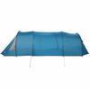 5 Person Tunnel Tent in Blue and Grey 805 x 405 x 211 cm