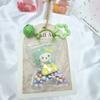 Transparent Dust Bag Bow Labubu Baby Bag Pendant Keychain Baby Walking Bag Decoration Cute Trendy Play