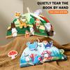 Baby Early Education Cloth Book 3D Touch Interactive Book Anti-Tear Toy Book Montessori Sensory Toys 0-6 Months Babies