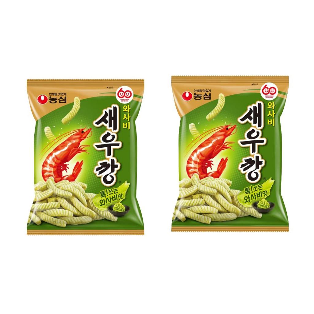 Nongshim Shrimp Cracker Original 90 G / Wasabi Shrimp Cracker 70 G (2 Options)