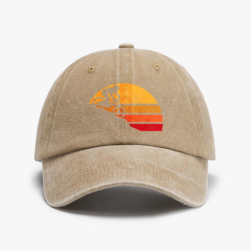 Vintage Downhill Mount MTB Outdoor Sunhat Cool Distressed Washed Baseball Cap