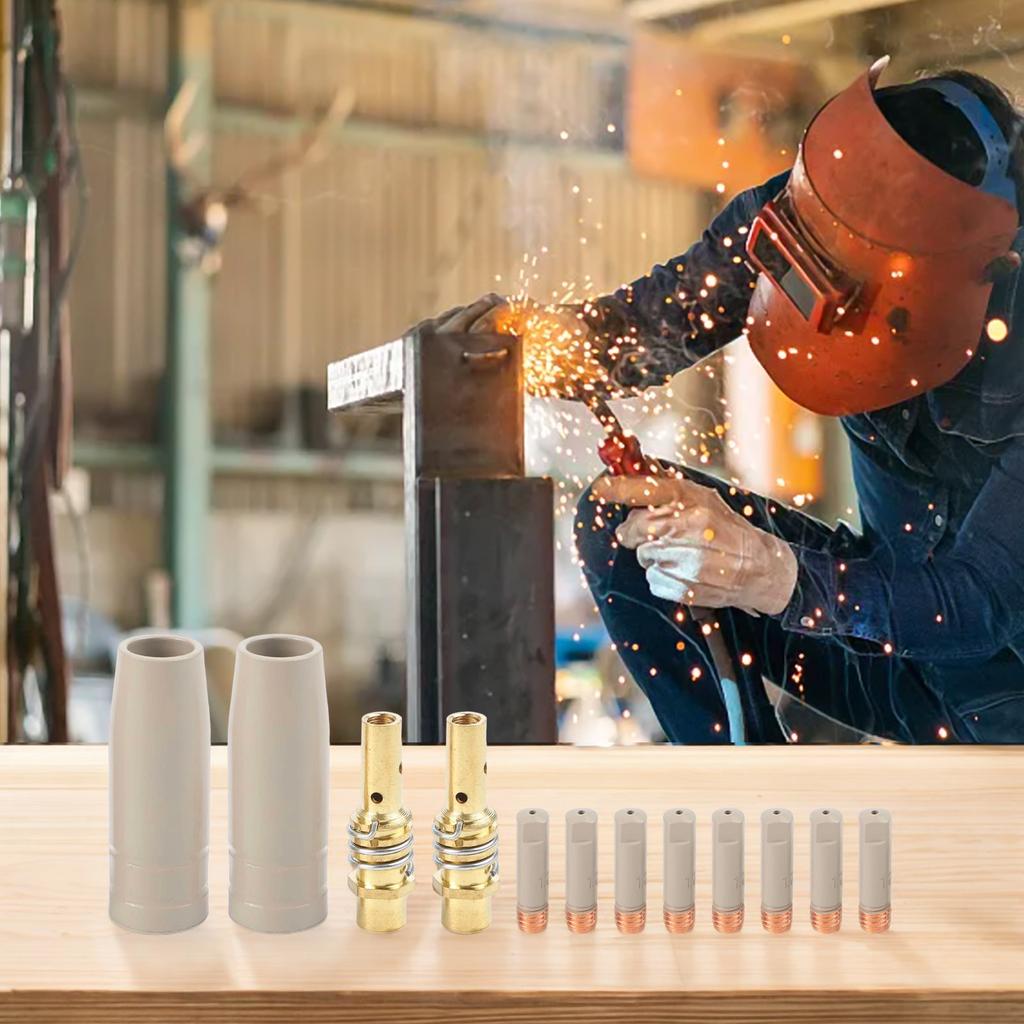 Electrode Clip Set Coating Protection Nozzle Set Copper Electrode Clip As Shown In The Picture Welding Processes