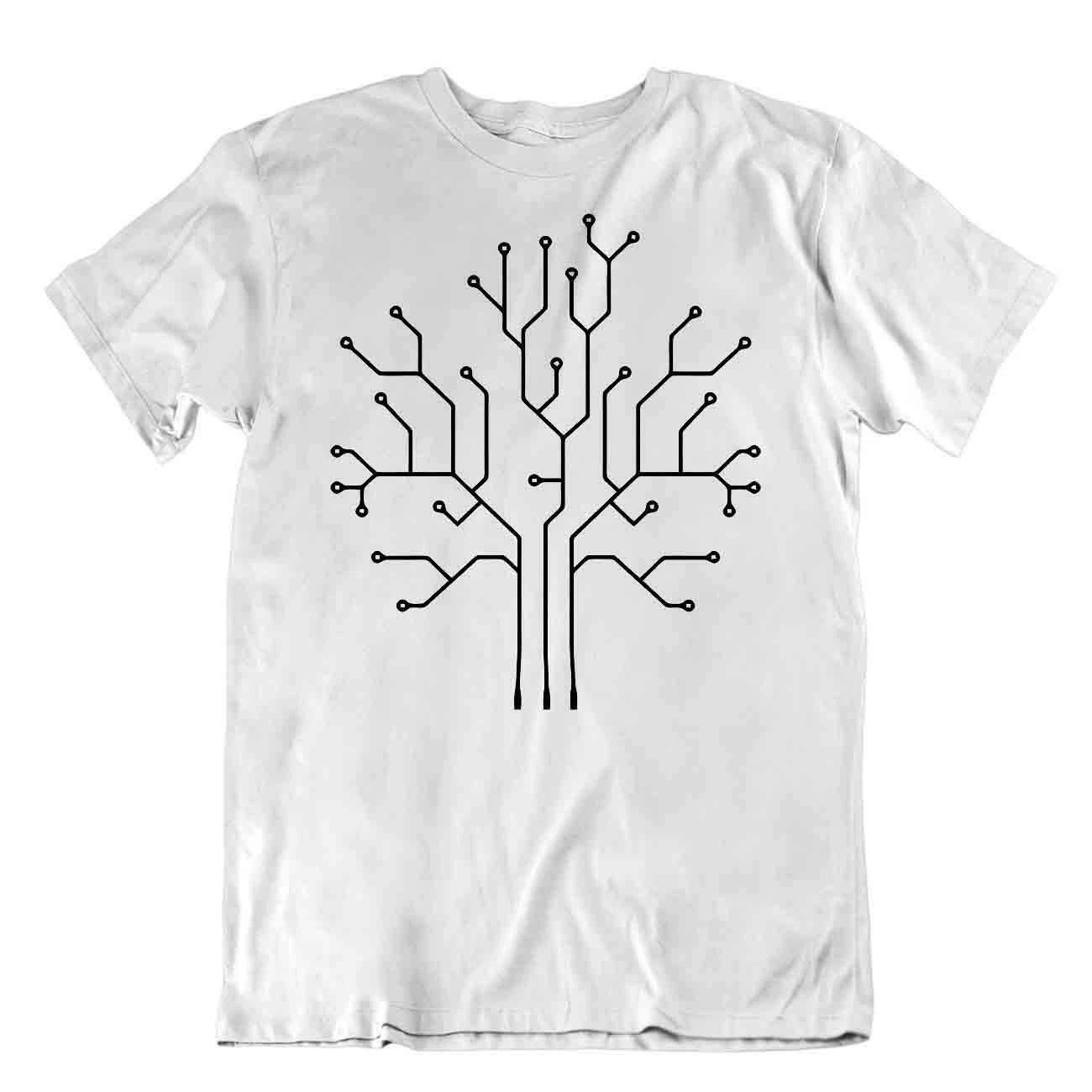 Binary Tree Design Tshirt Programmer T-Shirt Unique Birthday Tee Funny Shirt 3XL