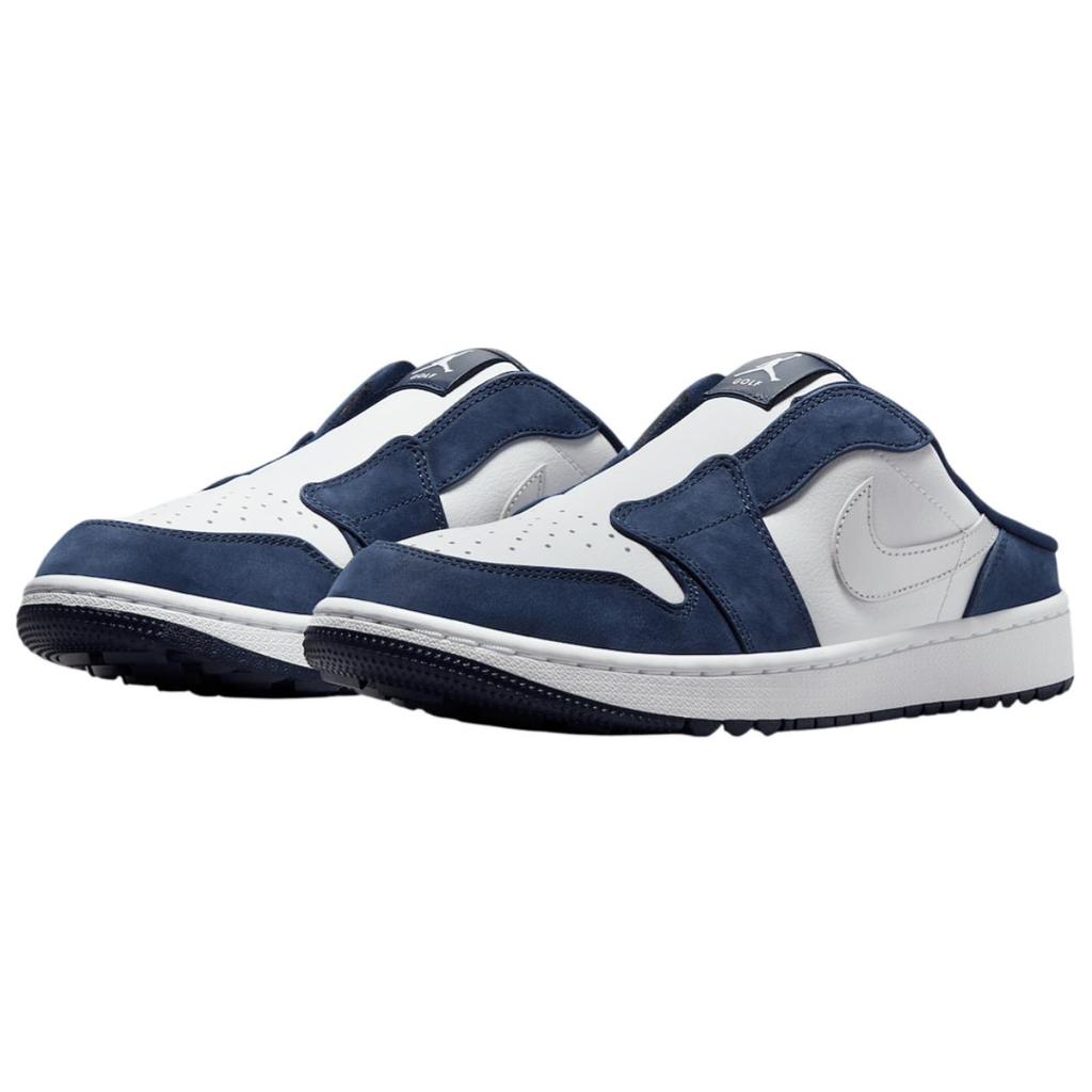 Air Jordan 1 Mule Golf Midnight Navy Men Sneakers Blue White Metallic-Silver FJ1214-102