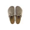 Birkenstock Boston Soft Footbed Taupe Women Sneakers White 560771
