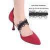 Lace Shoe Cover Invisible Anti Heel Strap for High Heels Secure Fit Comfortable No Slip Design