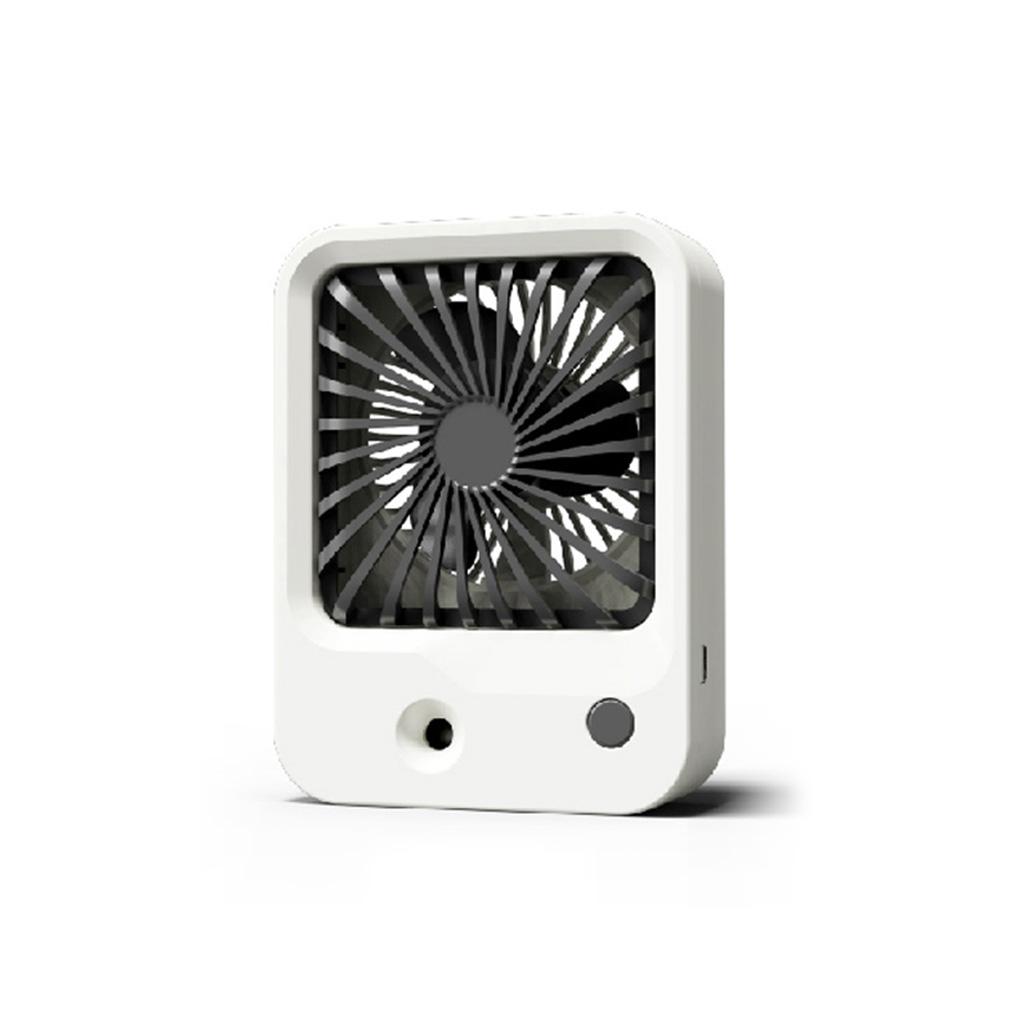 

Распылительный вентилятор с 3 скоростями, переносной, перезаряжаемый, портативный, дорожный, воздушный вентилятор, увлажняющий, охлаждающий, увлажнитель воздуха, персональный распылитель белый