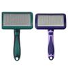 Hartli Pet Needle Comb Plastic Material Dog Hair Brush For Bichons Teddy Bears And Other Small Dogs Purple Bristle Cat Brush Manufacturer