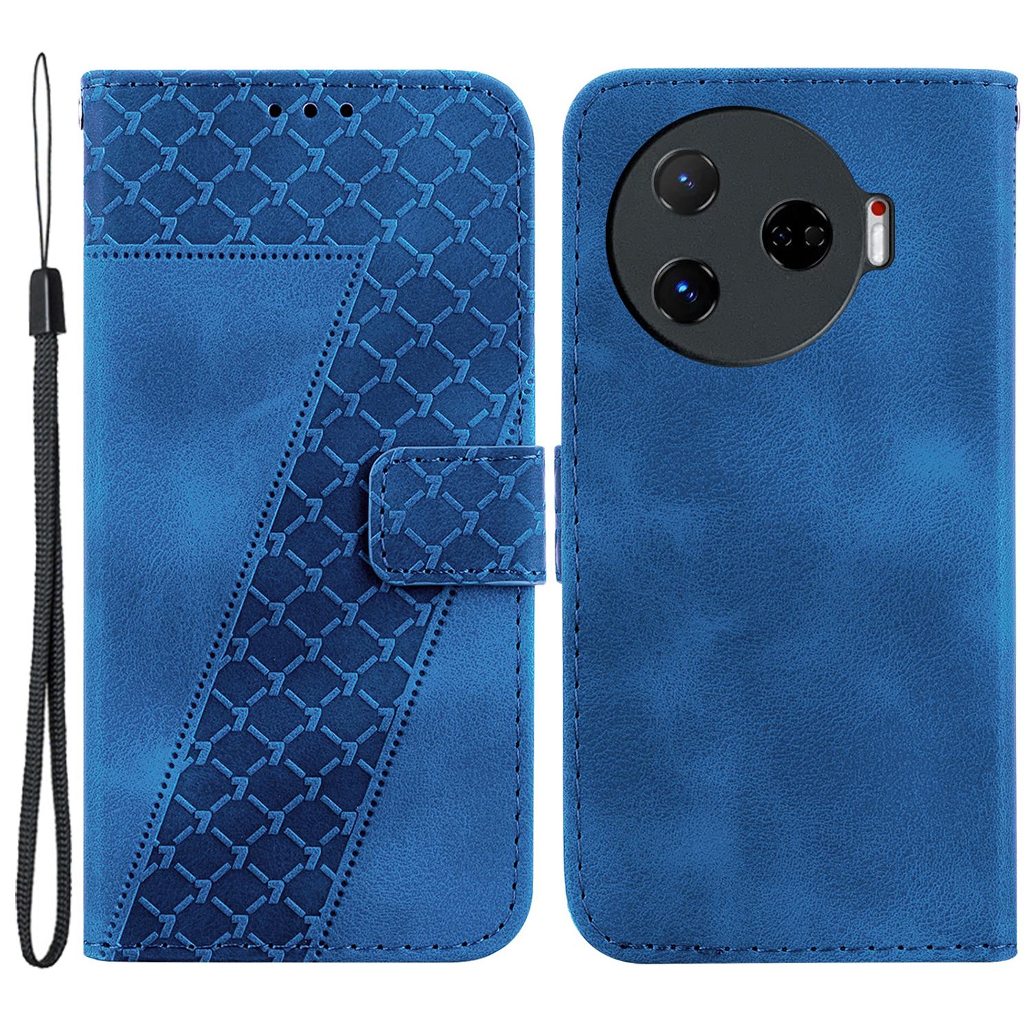 

For TECNO Camon 30 Pro 5G Stand Case Pattern Imprint Leather Phone Cover with Wallet B