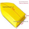 4" 100mm Self-Adhesive PU Foam Hand Grinding Disc for Manual Sanding and Polishing, Yellow 