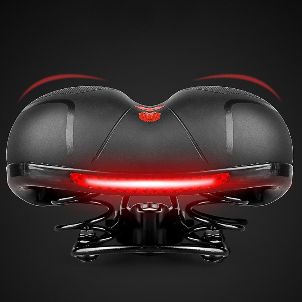 Outdoor Road Mountain Bike Bicycle Soft Thicken Hollow Cycling Saddle Shock Reduction Cushion Pad