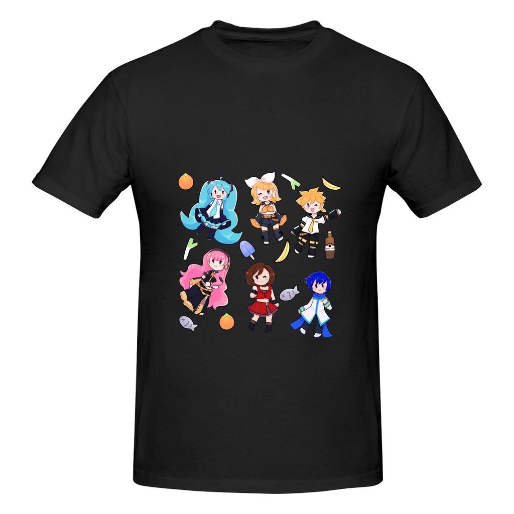 Vocaloid Chibi Chaos Wrinkleresistant Tshirtkoreanstyle Vibe Home Comfort Tees