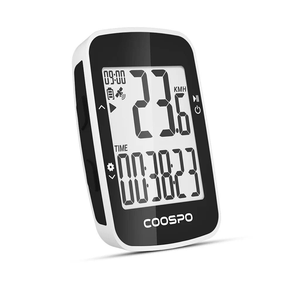COOSPO BC107/BC26 Bike Computer GPS Wireless Bicycle Cycling Odometer Speedometer 2.4 FSTN Bluetooth5.0 ANT+ Waterproof GPS BDS