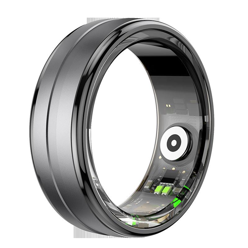 QRING R06 Smart Ring: Sleep, Stress, and Blood Oxygen Monitor with Sport Charging Case.