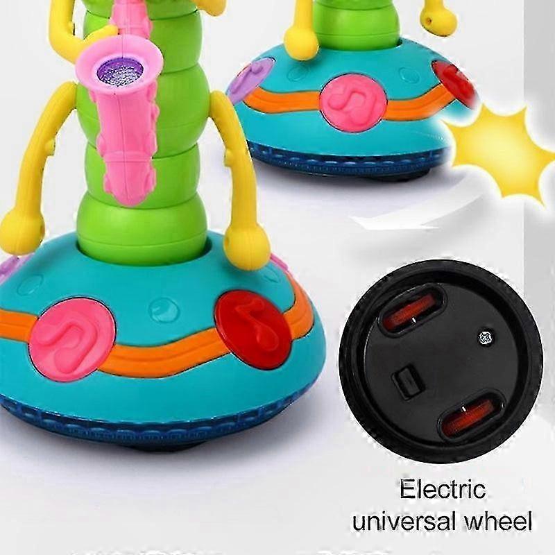 Ljusande musikalisk krypleksak för barn, Interaktiv pedagogisk lek med dans och ljudeffekter