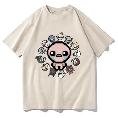 Pure Cotton Fashion Casual Binding Of Isaac T Shirts Cotton Tops Funny Short Sleeve O Neck Tee Shirt Vintage Aesthetic TShirts