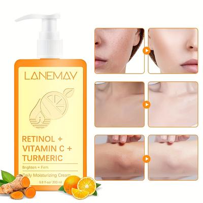 Balsam do ciała z witaminą C i kurkumą Balsam do ciała Nawilżający Ujędrniający Rozjaśniający Krem nawilżający do ciała