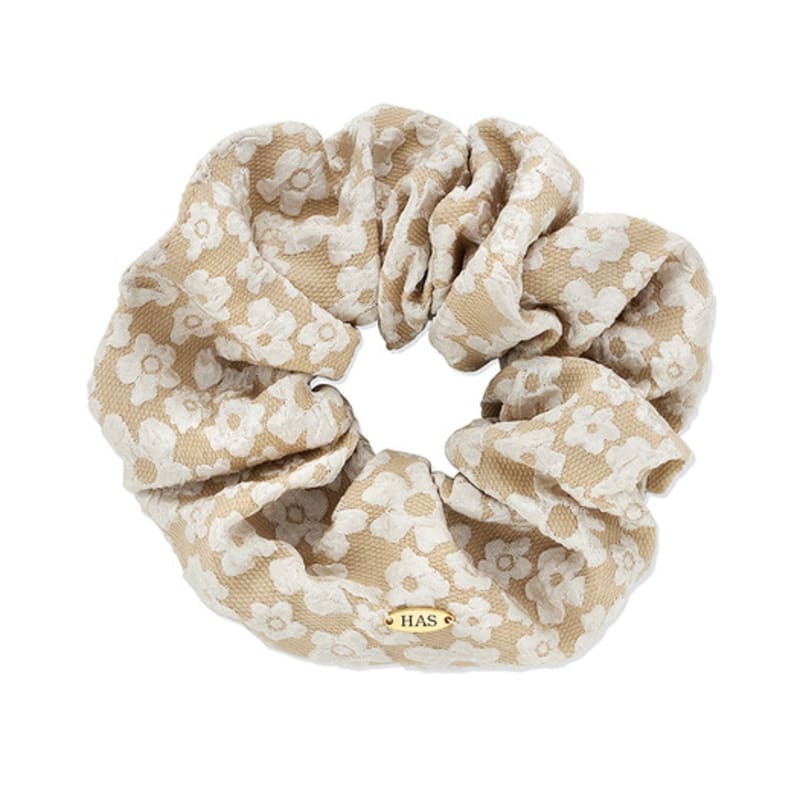HAS HON005 Lace Jacquard Scrunchie